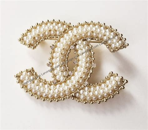 vintage chanel pearl brooch|chanel pearl brooch price.